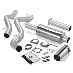 Banks Power 48938 Monster Exhaust System; S/S-Chrome Tip-2006-07 Chevy 6.6L; ECSB