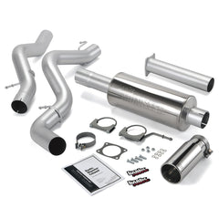 Banks Power 48939 Monster Exhaust System; S/S-Chrome Tip-2006-07 Chevy 6.6L; CCSB