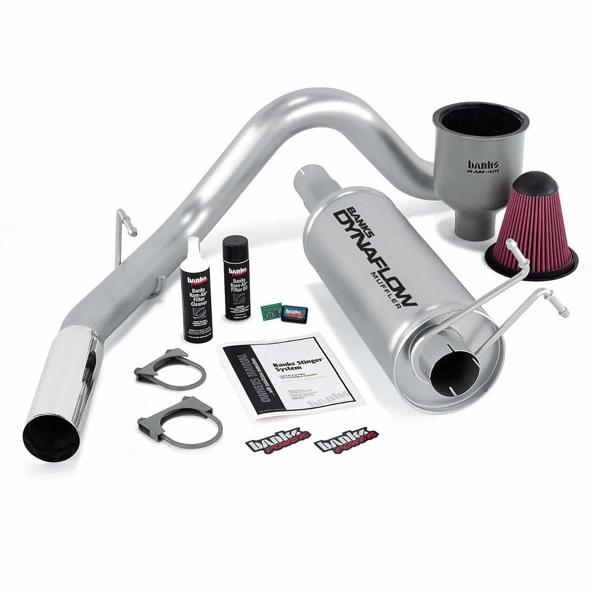 Banks Power 49405 Stinger System; W/AutoMind-1999-04 Ford 6.8L Ext/Crw Cab