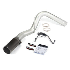 Banks Power 49774-B Monster Exhaust; Single; S/S-Black Tip-2010-13 Dodge 6.7L; CCLB