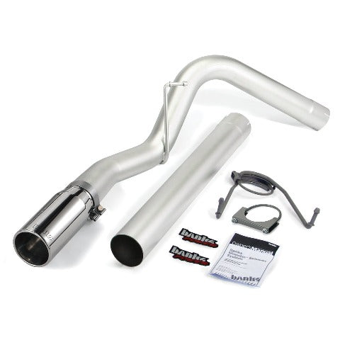 Banks Power 49775 Monster Exhaust; Single; S/S-Chrome Tip-2014-15 Dodge Ram 6.7L; CCSB