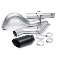 Banks Power 49779-B Monster Exhaust; 5.0in. Single; S/S-Black Tip-2010-12 Ram