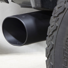 Banks Power 49779-B Monster Exhaust; 5.0in. Single; S/S-Black Tip-2010-12 Ram