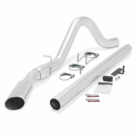 Banks Power 49780 Monster Exhaust System; Single; S/S-Chrome Tip-2008-10 Ford 6.4L; ECSB-CCSB; Swb