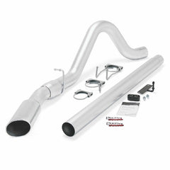 Banks Power 49781 Monster Exhaust System; Single; S/S-Chrome Tip-2008-10 Ford 6.4L; All W/B