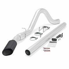 Banks Power 49781-B Monster Exhaust; Single; S/S-Black Tip-2008-10 Ford 6.4L; All W/B