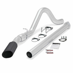 Banks Power 49788-B Monster Exhaust; Single; S/S-Black Tip-11-13 Ford 6.7L F250-350/2014 F-450-CCSB-