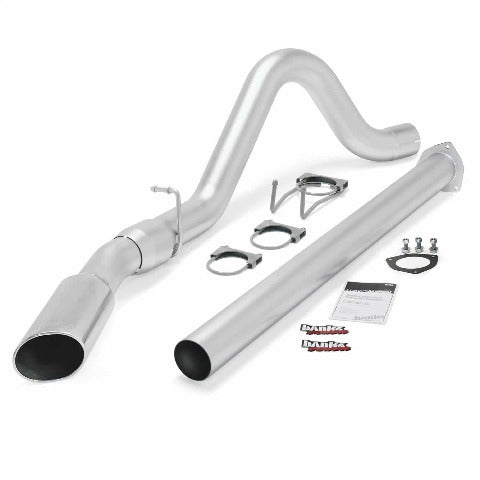 Banks Power 49788 Monster Exhaust; Single; S/S-Chrome Tip-11-13 Ford 6.7L F250-350/2014 F-450-CCSB