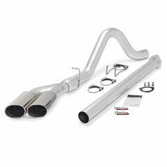 Banks Power 49789 Monster Exhaust; Sngl-Dual; S/S-Chrome Tips-11-13 Ford 6.7L F250-350/2014 F-450-
