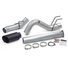 Banks Power 49795-B Monster Exhaust; 5.0in. 2017-2019 Ford 6.7L Exhaust; Black Tip