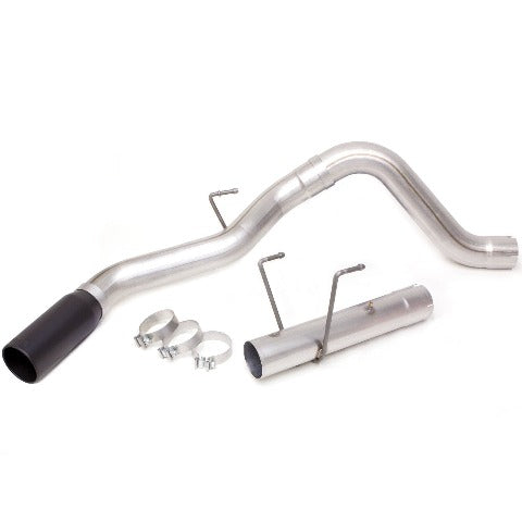 Banks Power 49796-B Monster Exhaust; 4.0in. Single; S/S-Black Tip-2014-18 Ram 6.7L; CCLB