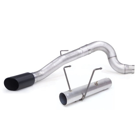 Banks Power 49797-B Monster Exhaust; 5.0in. Single; S/S-Black Tip-2013-18 Ram 6.7L; CCLB