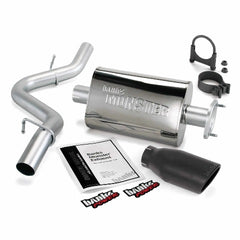 Banks Power 51313-B Monster Exhaust System; S/S-Black Tip-2000-03 Jeep 2.5/4.0L; Wrangler; 2-Bolt Ca