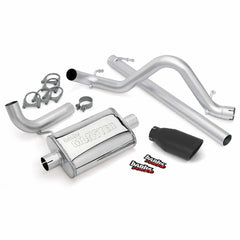 Banks Power 51321-B Monster Exhaust System; S/S-Black Tip-07-11 Jeep 3.8L Wrangler-2Dr