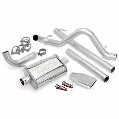 Banks Power 51322 Monster Exhaust System; S/S-Chrome Tip-07-11 Jeep 3.8L Wrangler Unlimited-4Dr