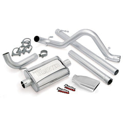 Banks Power 51322 Monster Exhaust System; S/S-Chrome Tip-07-11 Jeep 3.8L Wrangler Unlimited-4Dr