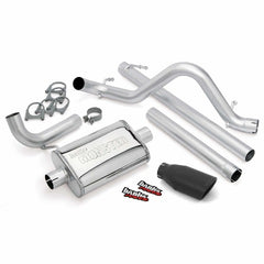 Banks Power 51322-B Monster Exhaust System; S/S-Black Tip-07-11 Jeep 3.8L Wrangler Unlimited-4Dr