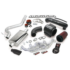 Banks Power 51333-B Powerpack System; Single Exh; S/S-Black Tip-2000-03 Jeep 4.0L Wrangler