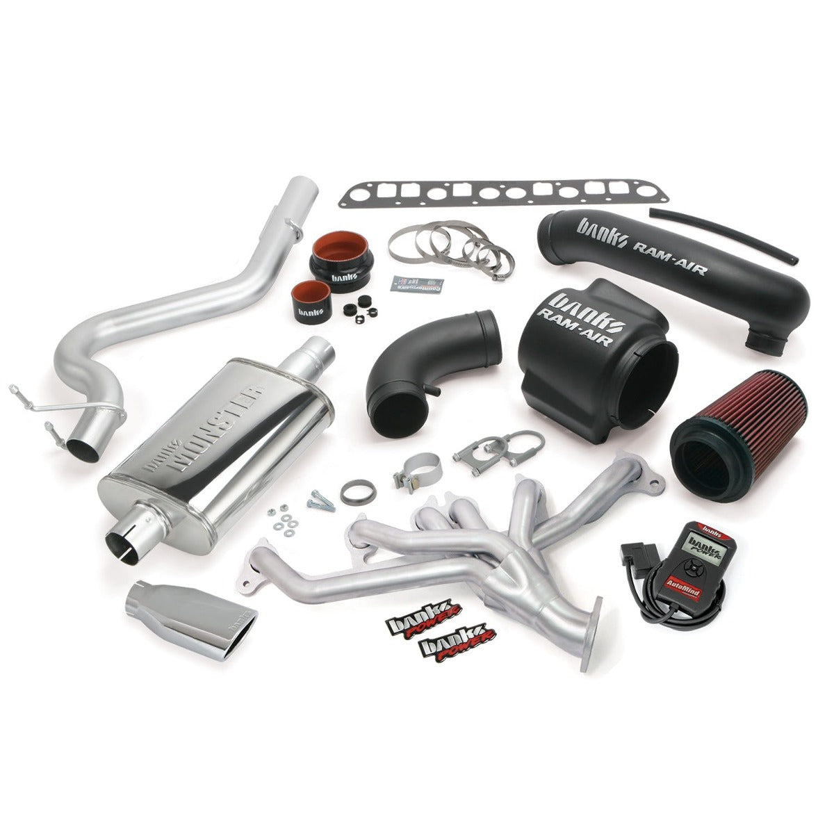 Banks Power 51337 Powerpack System-2004-06 Jeep 4.0L Wrglr Unlmtd