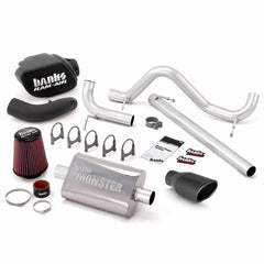 Banks Power 51338-B Stinger System (no AutoMind); Single Exh; S/S-Black Tip-07-11 Jeep 3.8L Wrangler