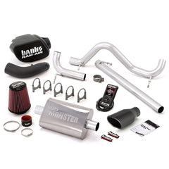 Banks Power 51339-B Stinger System (w/AutoMind); Single Exh; S/S-Black Tip-07-11 Jeep 3.8L Wrangler-