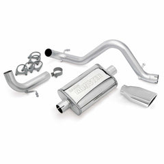 Banks Power 51342 Monster Exhaust System; S/S-Chrome Tip-2012-15 Jeep 3.6L Wrangler; All-2Dr