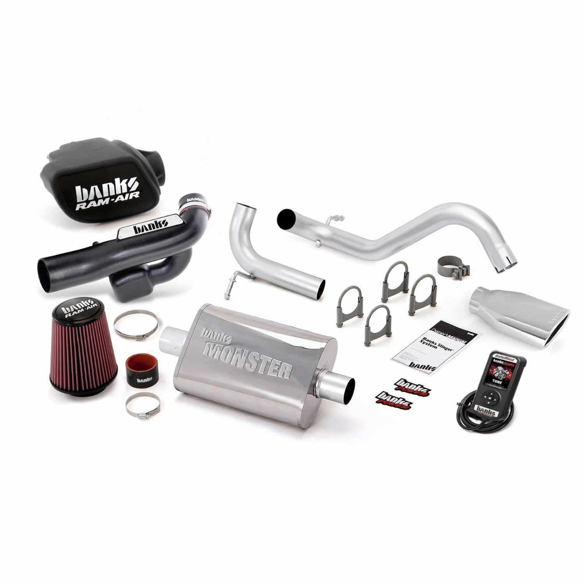 Banks Power 51348 Stinger System (w/AutoMind); S/S-Chrome Tip-2012-14 Jeep 3.6L Wrangler; All-2Dr