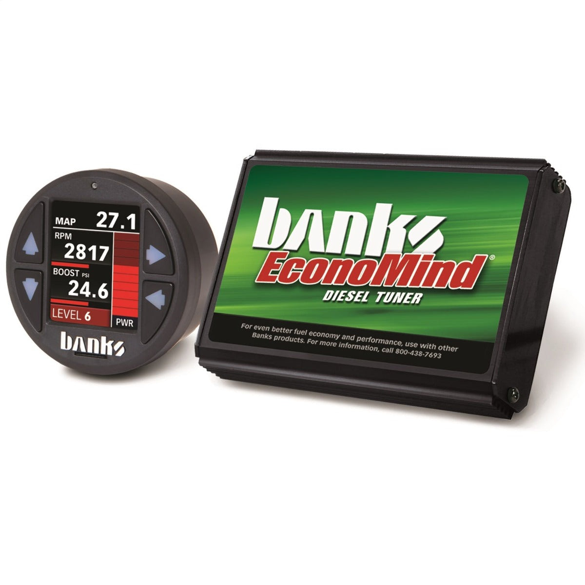 Banks Power 61409 Economind Diesel Tuner w/Banks iDash-1.8-2001-04 Chevy 6.6L; LB7