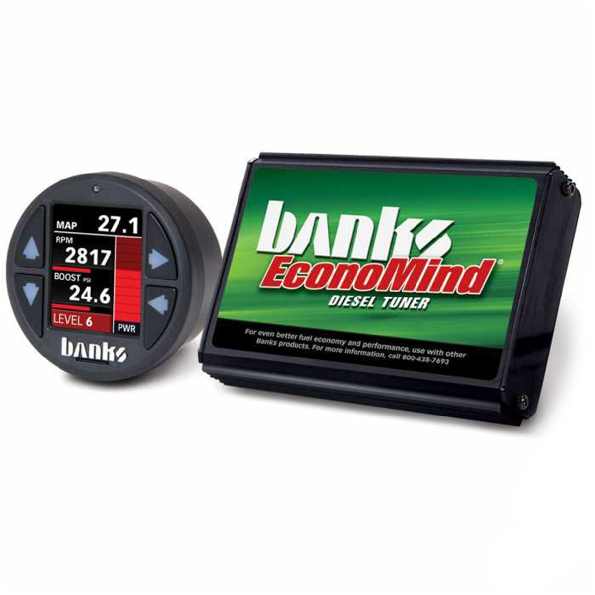 Banks Power 61415 Economind Diesel Tuner w/Banks iDash-1.8-2007-10 Chevy 6.6L; LMM