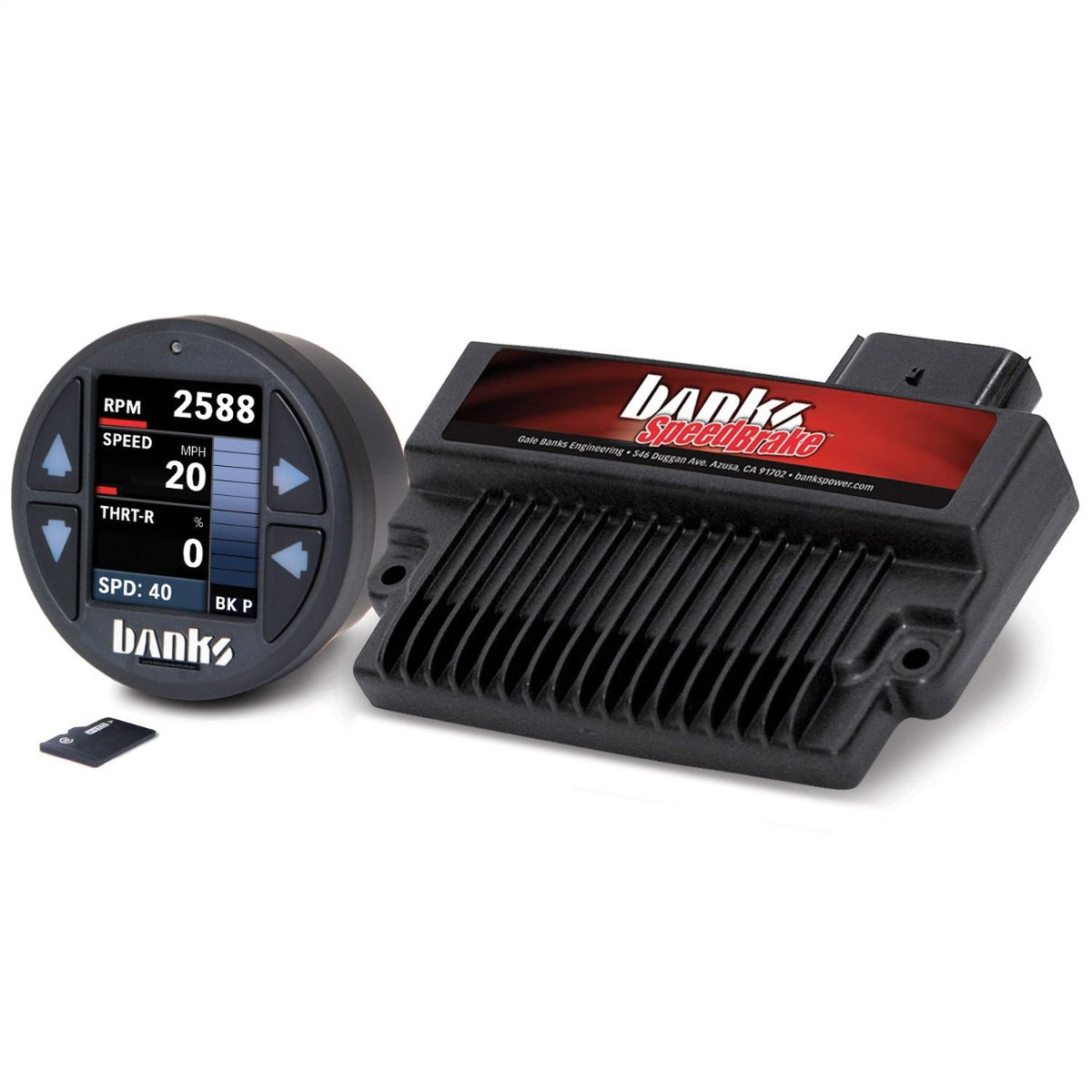 Banks Power 61461 Banks Speedbrake; w/Banks iDash-1.8 DataMonster-2004-05 Chevy 6.6L; LLY