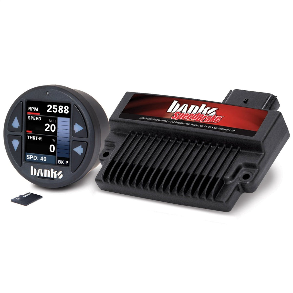 Banks Power 61463 Banks Speedbrake; w/Banks iDash-1.8 DataMonster-2007-10 Chevy 6.6L; LMM