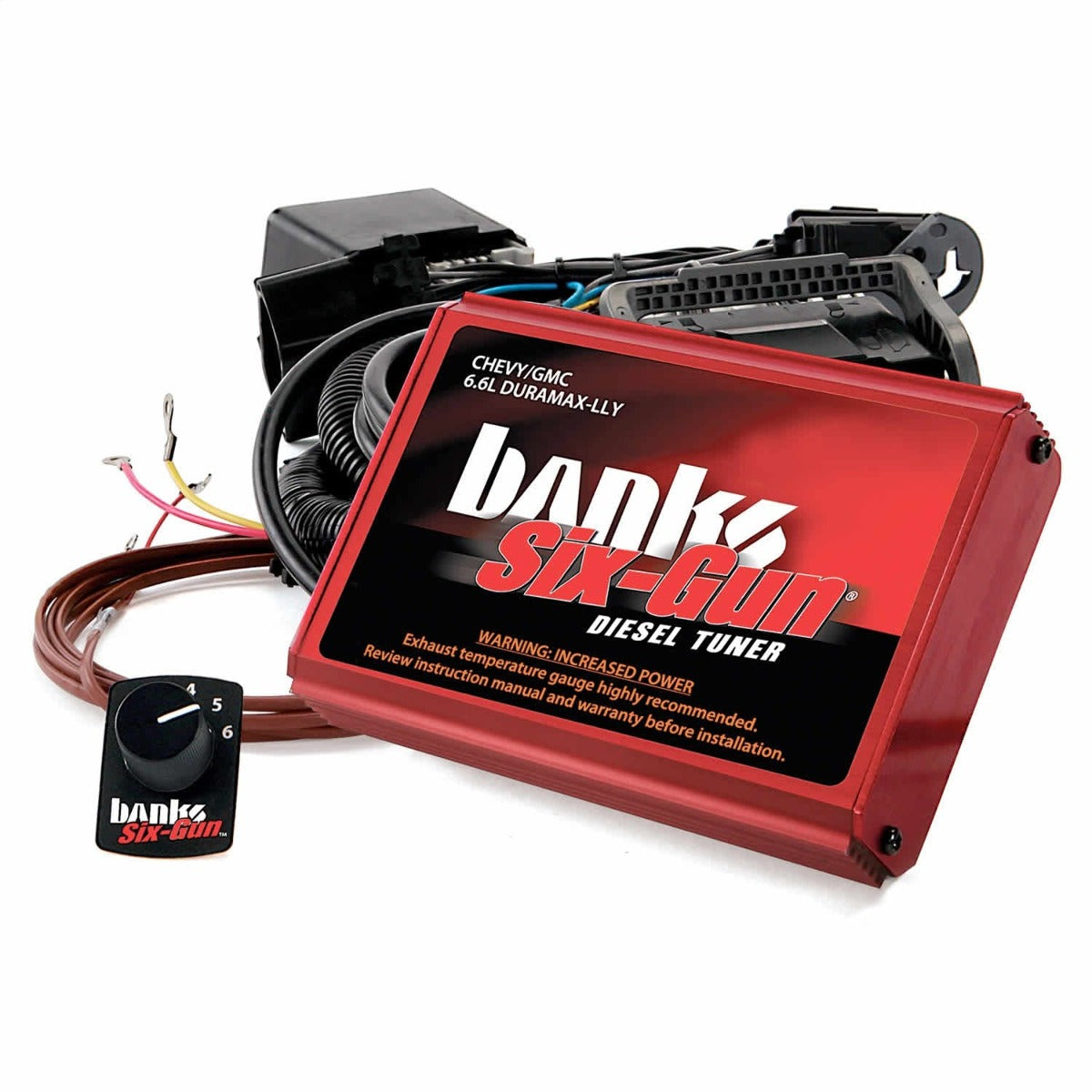 Banks Power 63717 Six-Gun Diesel Tuner; W/Switch-2004-05 Chevy 6.6L; LLY
