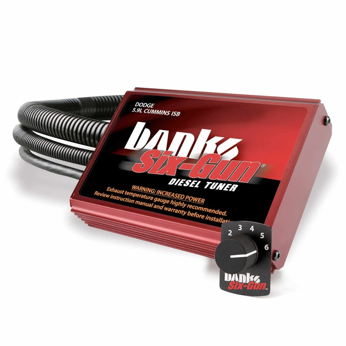 Banks Power 63797 Six-Gun Diesel Tuner; W/Switch-2006-07 Dodge 5.9L; All