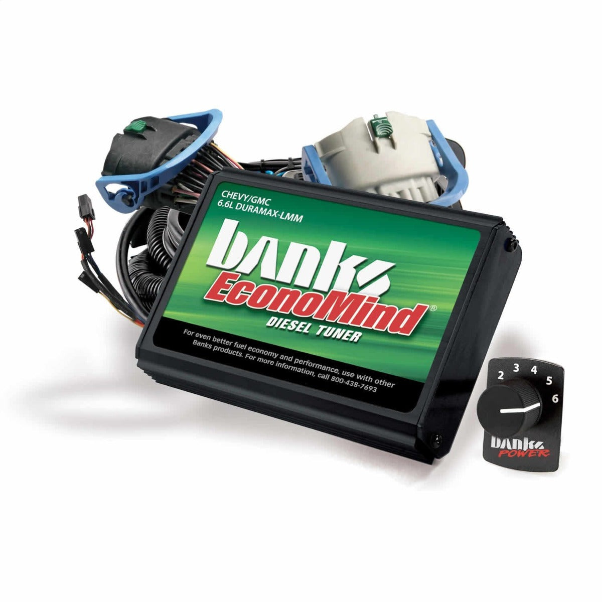Banks Power 63885 Economind; Powerpack W/Switch-2007-10 Chevy 6.6L; LMM