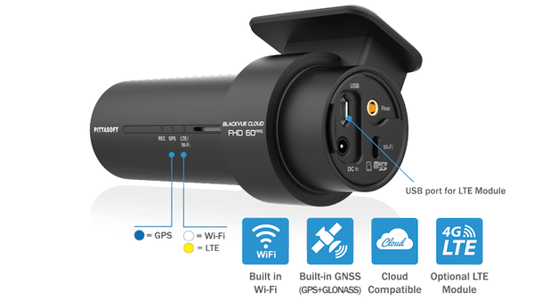 BLACKVUE Full HD 60FPS Cloud Dash Cam with STARVIS Image Sensor DR750X-2CH-Plus-32