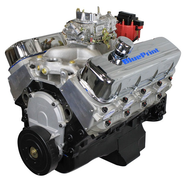 BluePrint Engines 454 ci Big Block GM style engine - dressed longblock w/ carb BP454CTC