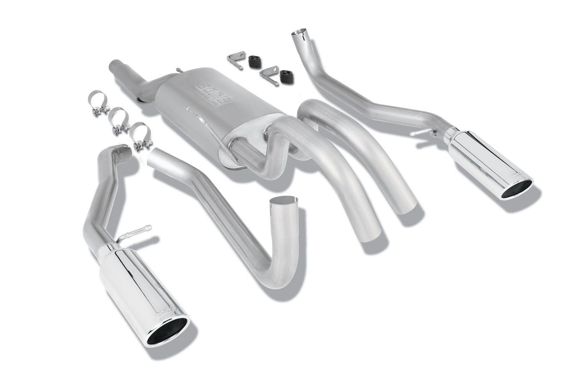 Borla 140291 F-150 09 4.6L/5.4L V8 2/4WD AT/MT EC CC SB S RD RL AC SR 2.5in./3in.; 2.25in. TI