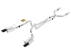 Borla 140372BC MUST GT 11-12 5.0L AT/MT RWD 2DR S RD RL AC SR ATAK 2.75in.; TIP 4.5in. RD X 10i