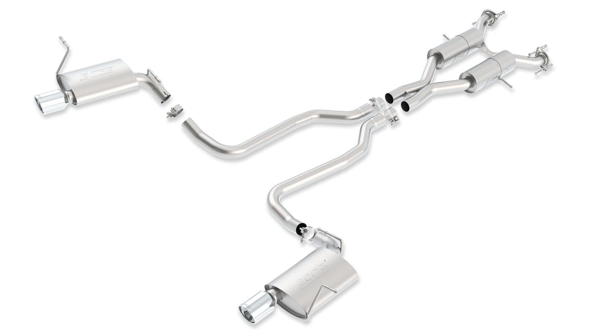 Borla 140406 GCHER 11-15 5.7L AT 2+4WD 4DR S RD RL AC SR 2.5in. TIPS 4in. RD X 6in.