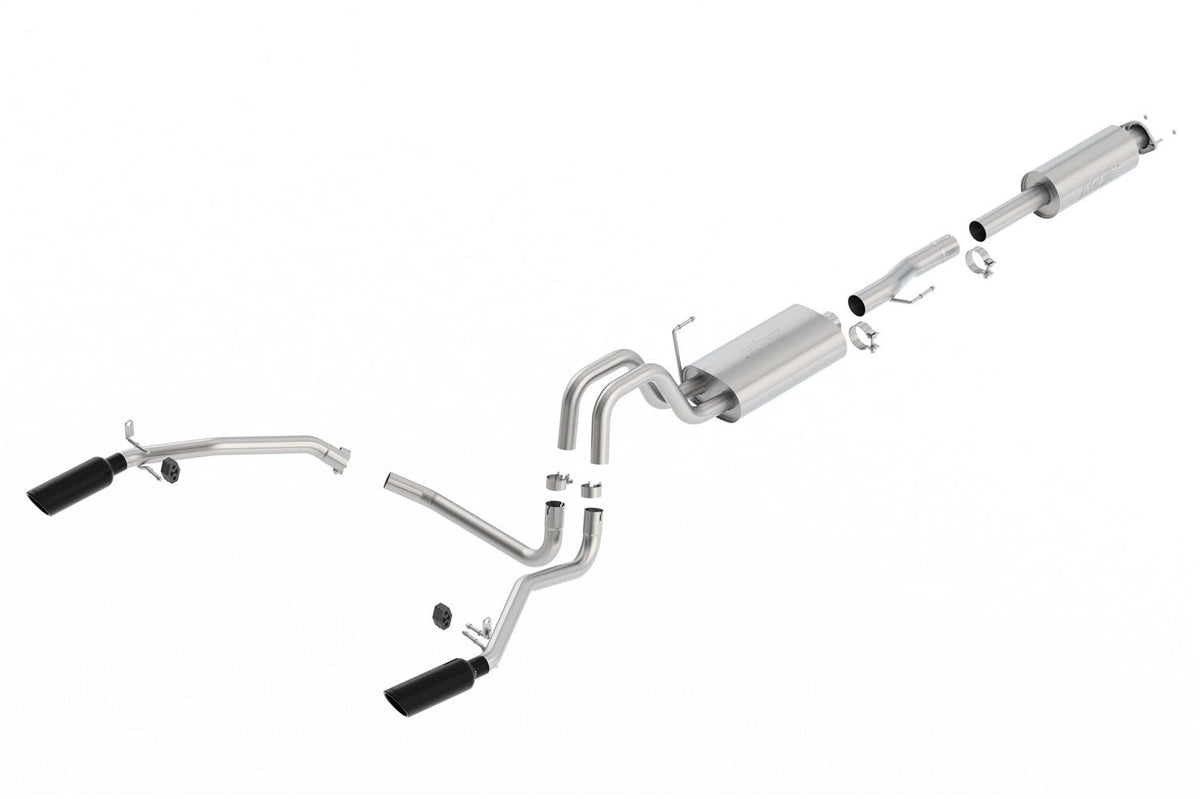 Borla 140416BC F-150 11-14 5.0L AT 2+4WD 4DR EC STD B (78IN.) CC SB (67IN.) WB 144.5IN. S RD RL