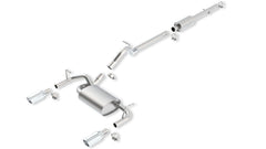 Borla 140459 WRAN 12-16 3.6L AT/MT 4WD 4DR S SQ RL AC SR 2.5in.; 2in. TIP 3.5in. X 3.28in. SQ