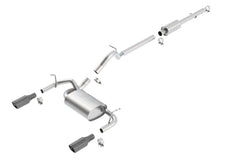 Borla 140459BC WRAN 12-16 3.6L AT/MT 4WD 4DR S SQ RL AC SR 2.5in.; 2in. TIP 3.5in. X 3.28in. SQ