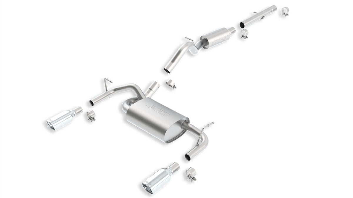 Borla 140460 WRAN 12-16 3.6L AT/MT 4WD 2DR S SQ RL AC SR 2.5in.;2in. TIP 3.5in. SQ X 8in.