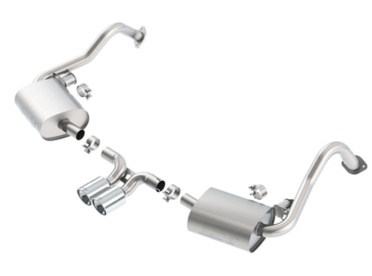 Borla 140534 CAYMAN/CAYMAN S/BOXSTER/BOXSTER S 981 13-16 2.7L/3.4L AT/MT RWD 2DR 2.25in. D RD