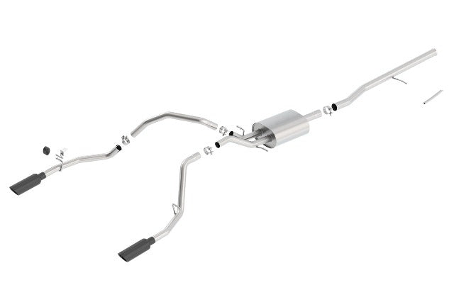 Borla 140536BC SILV/SIERRA 1500 14-16 5.3L V8 AT/MT 2/4WD 4DR EC STD B (78.7IN.); CC SB (69.3IN