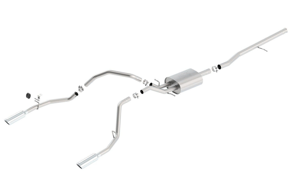 Borla 140537 SILV/SIERRA 1500 14-16 5.3L V8 AT/MT 2/4WD 4DR EC STD B (78.7IN.); CC SB (69.3IN
