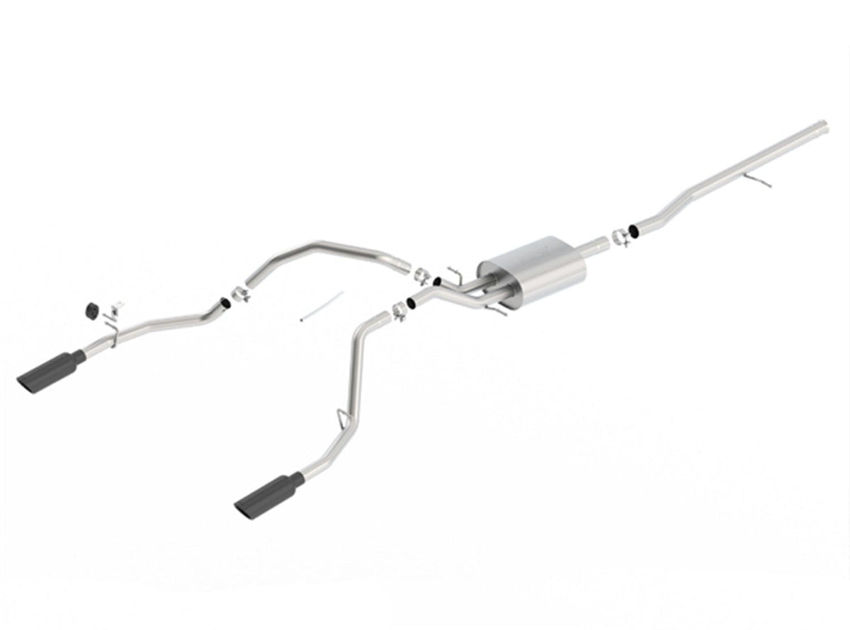 Borla 140537BC SILV/SIERRA 1500 14-16 5.3L V8 AT/MT 2/4WD 4DR EC STD B (78.7IN.); CC SB (69.3IN
