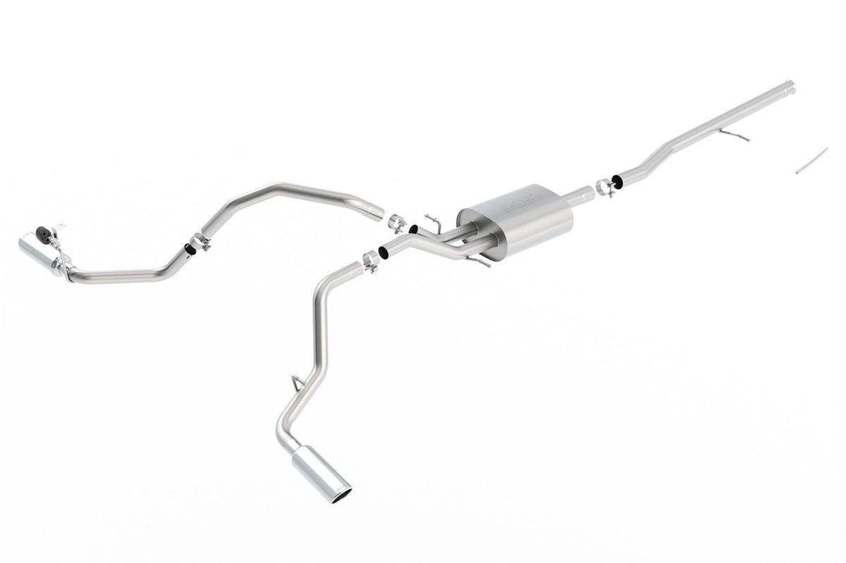 Borla 140545 SILV/SIERRA 1500 14-16 5.3L V8 AT/MT 2/4WD 4DR EC STD B (78.7IN.); CC SB (69.3IN