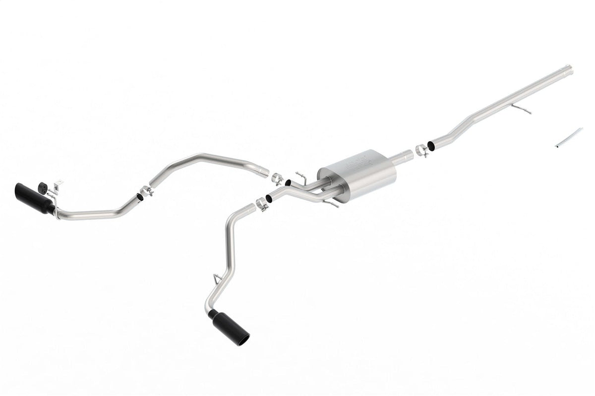 Borla 140546BC SILV/SIERRA 1500 14-16 5.3L V8 AT/MT 2/4WD 4DR EC STD B (78.7IN.); CC SB (69.3IN