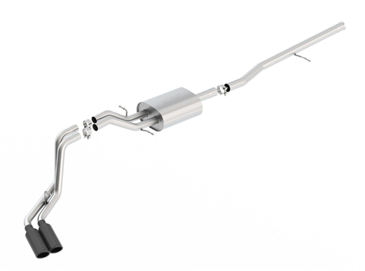 Borla 140550BC SILV/SIERRA 1500 14-16 5.3L V8 AT/MT 2/4WD 4DR EC STD B (78.7IN.); CC SB (69.3IN